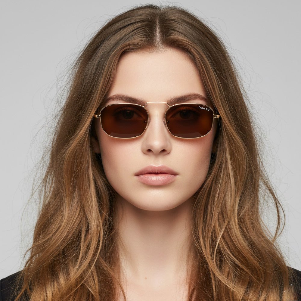 Lucas Lia Modern Classic Aviator Sunglasses for Men and Women - Lucas Lia