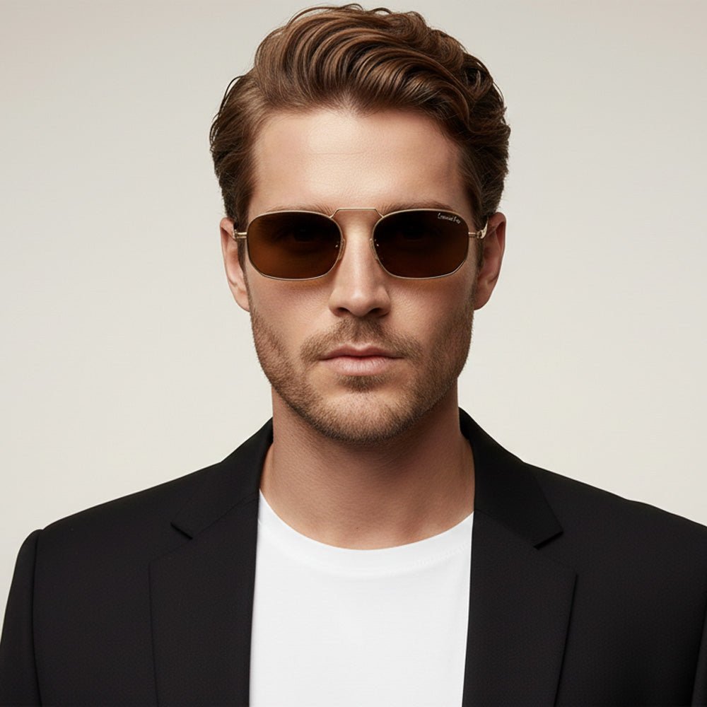 Lucas Lia Modern Classic Aviator Sunglasses for Men and Women